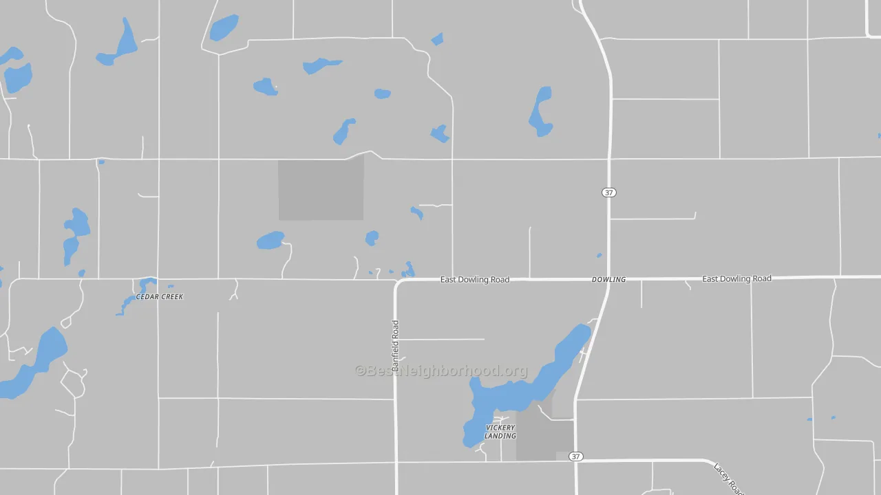 Transit Grade map of Vickery Landing, MI