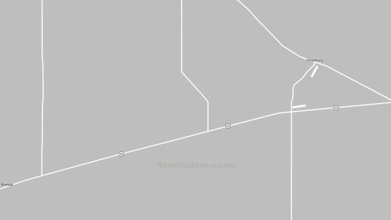 Transit Grade map of Vicksburg, AZ