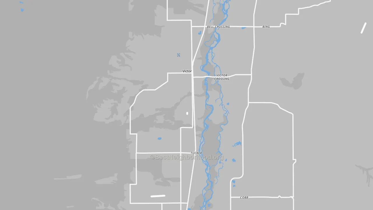 Transit Grade map of Victor, MT