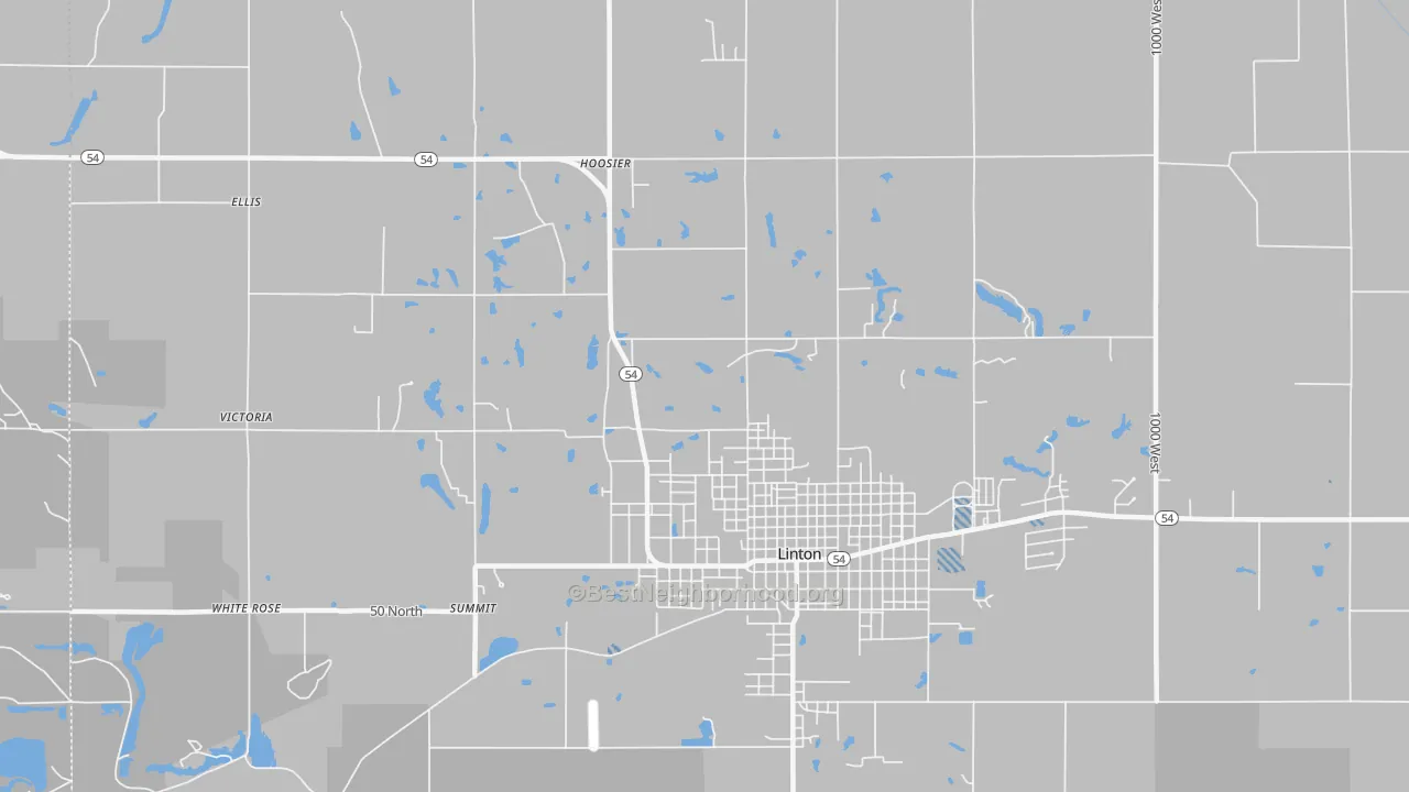 Transit Grade map of Victoria, IN