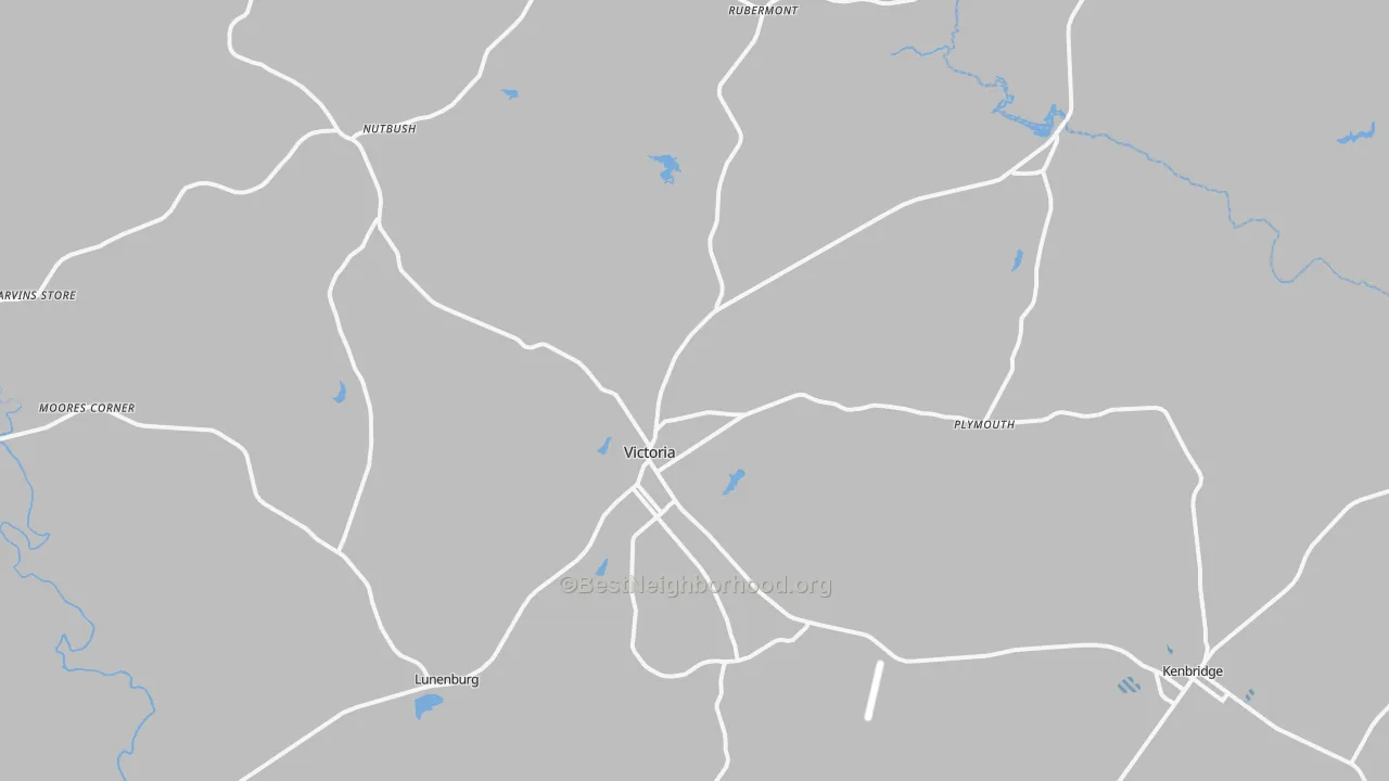 Transit Grade map of Victoria, VA
