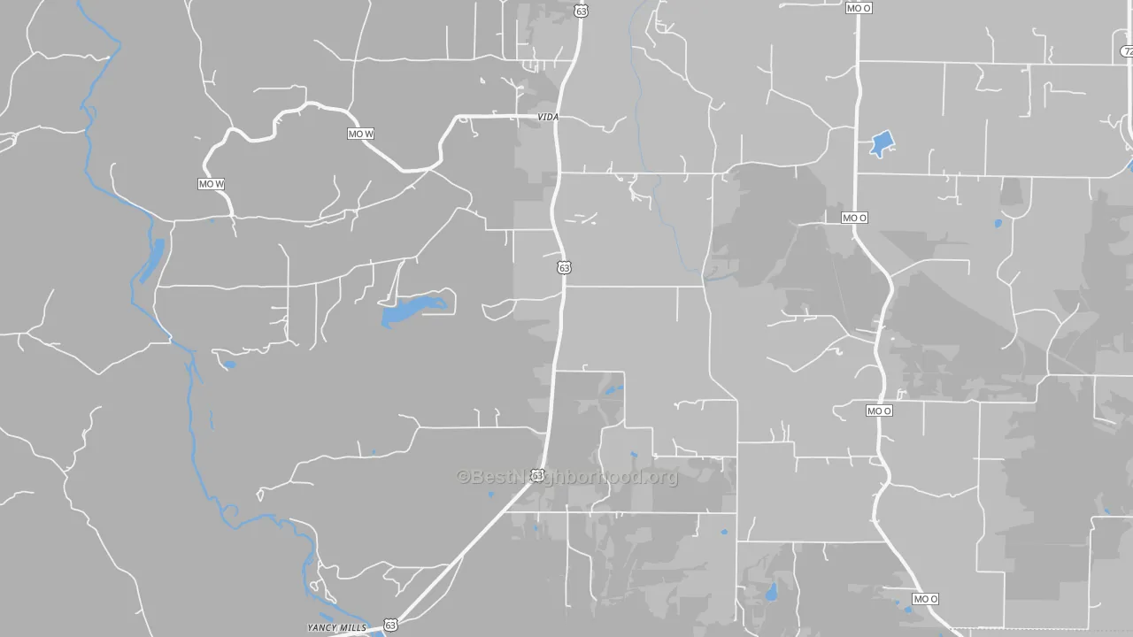 Transit Grade map of Vida, MO