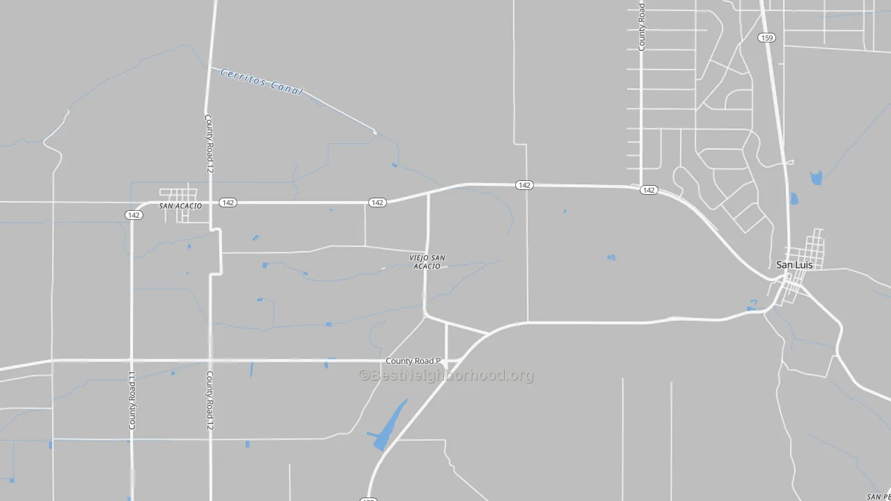 Transit Grade map of Viejo San Acacio, CO