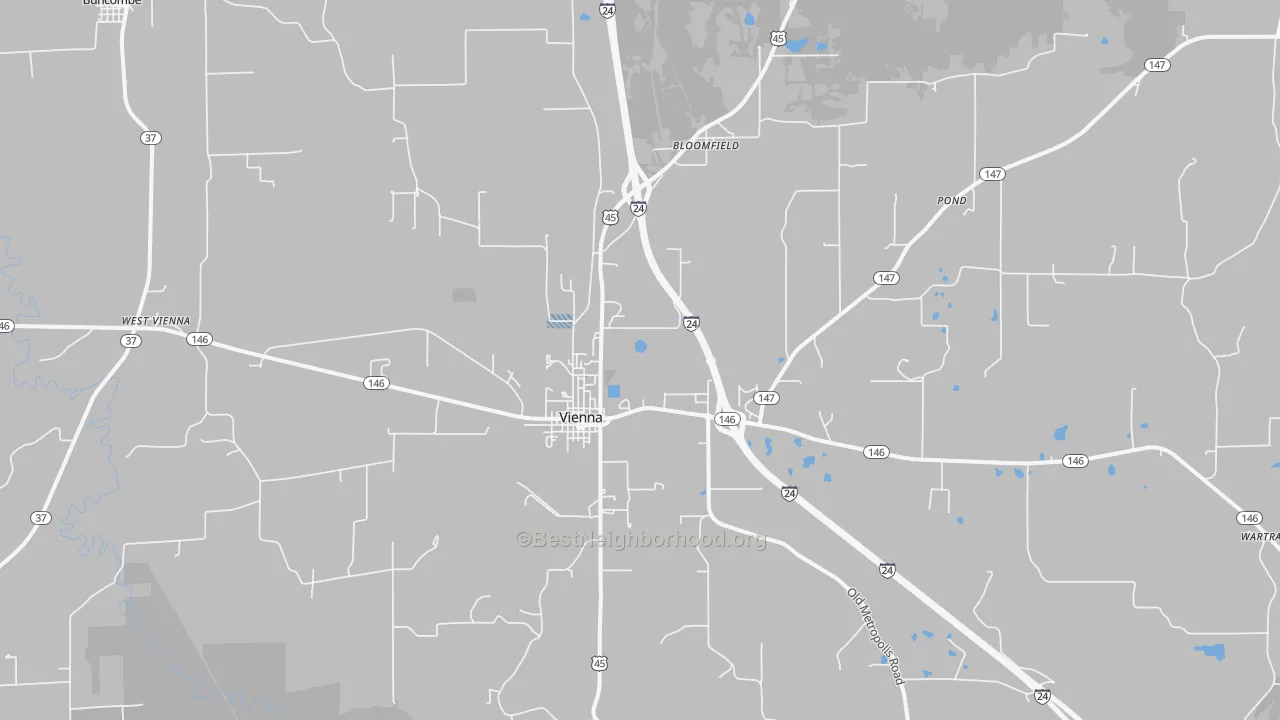 Transit Grade map of Vienna, IL