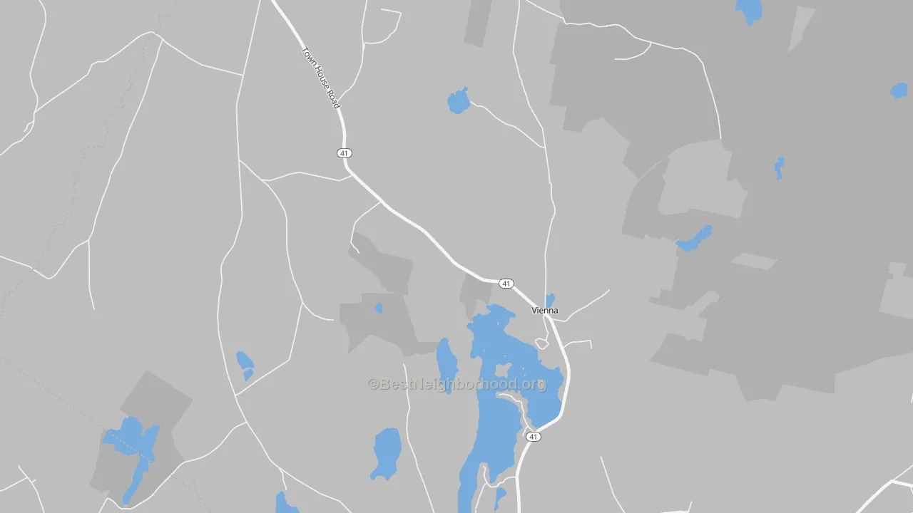 Transit Grade map of Vienna, ME