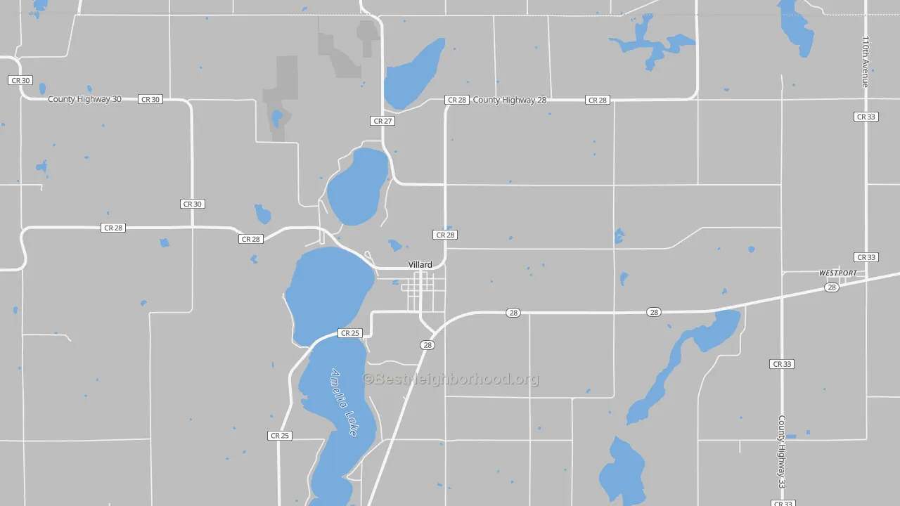 Transit Grade map of Villard, MN
