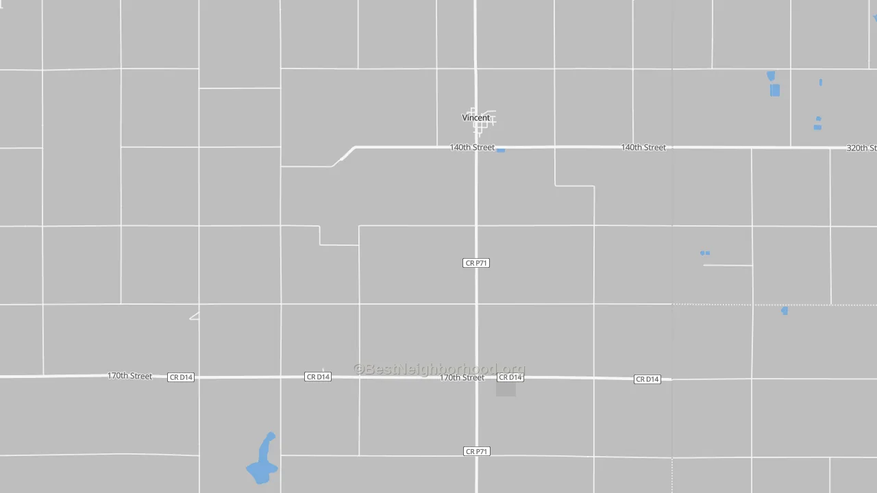 Transit Grade map of Vincent, IA