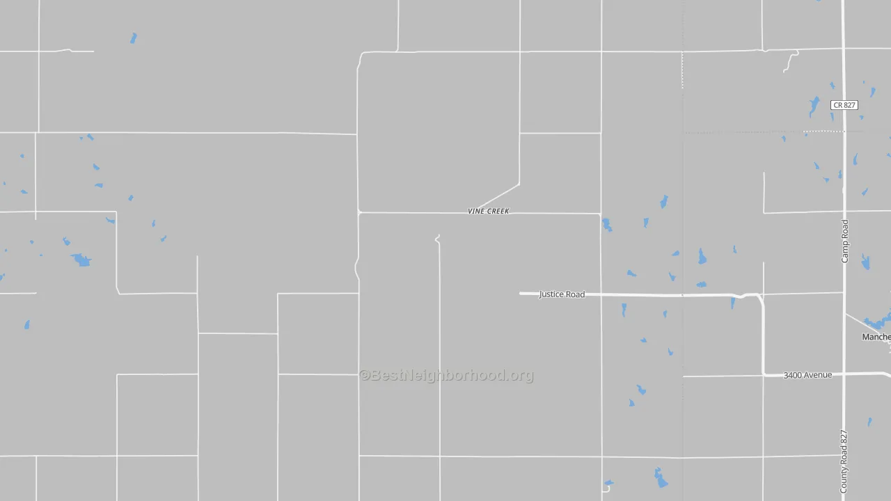 Transit Grade map of Vine Creek, KS
