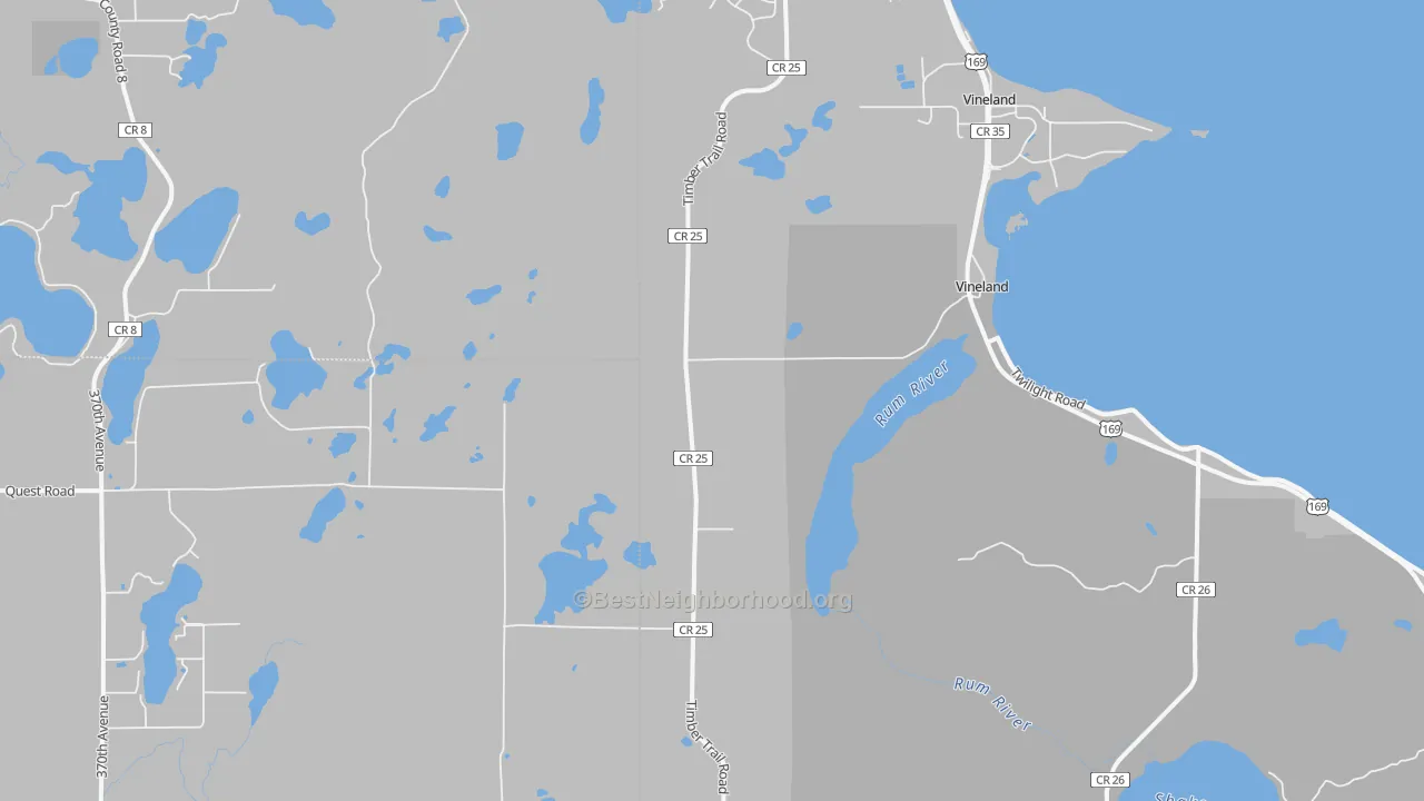 Transit Grade map of Vineland, MN