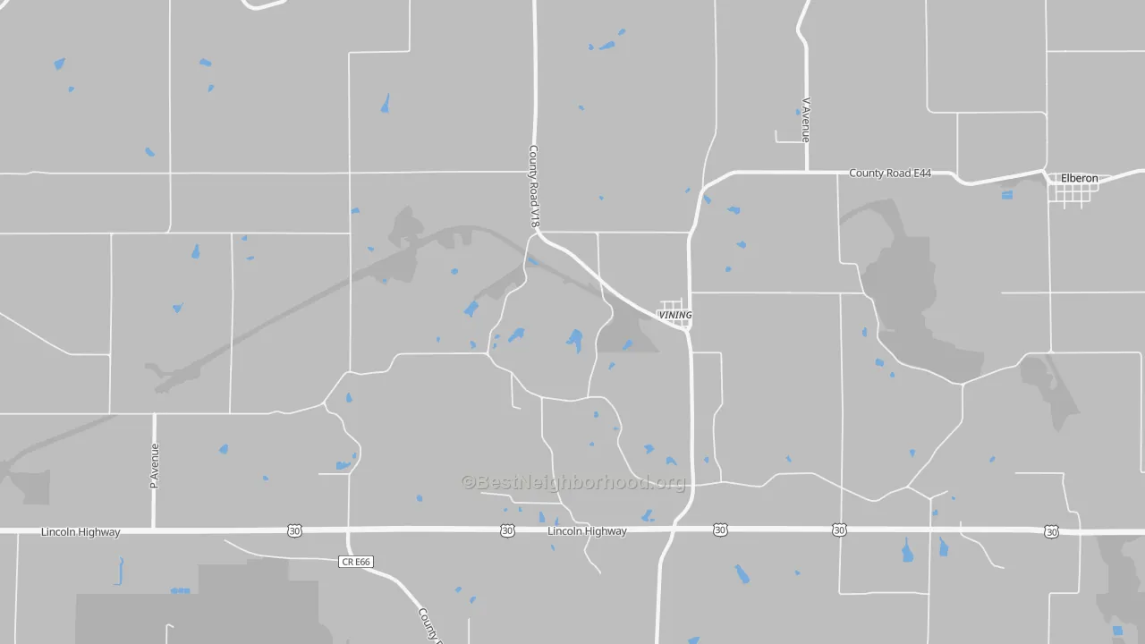 Transit Grade map of Vining, IA