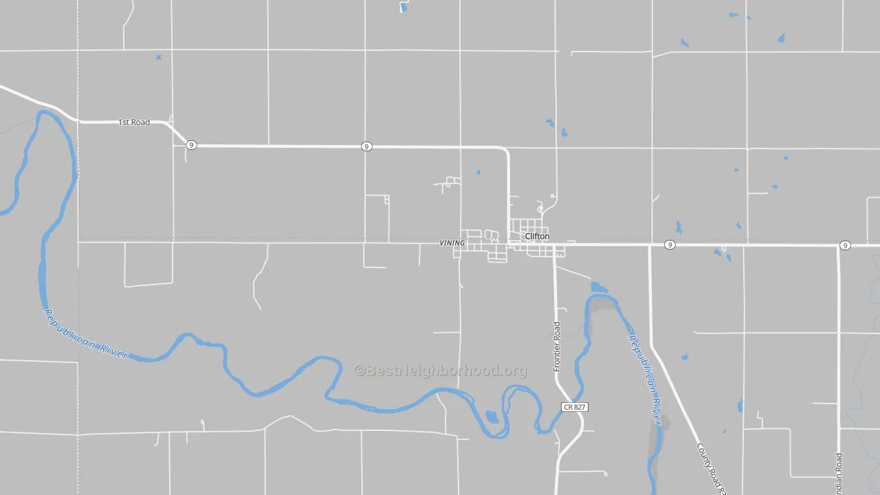 Transit Grade map of Vining, KS