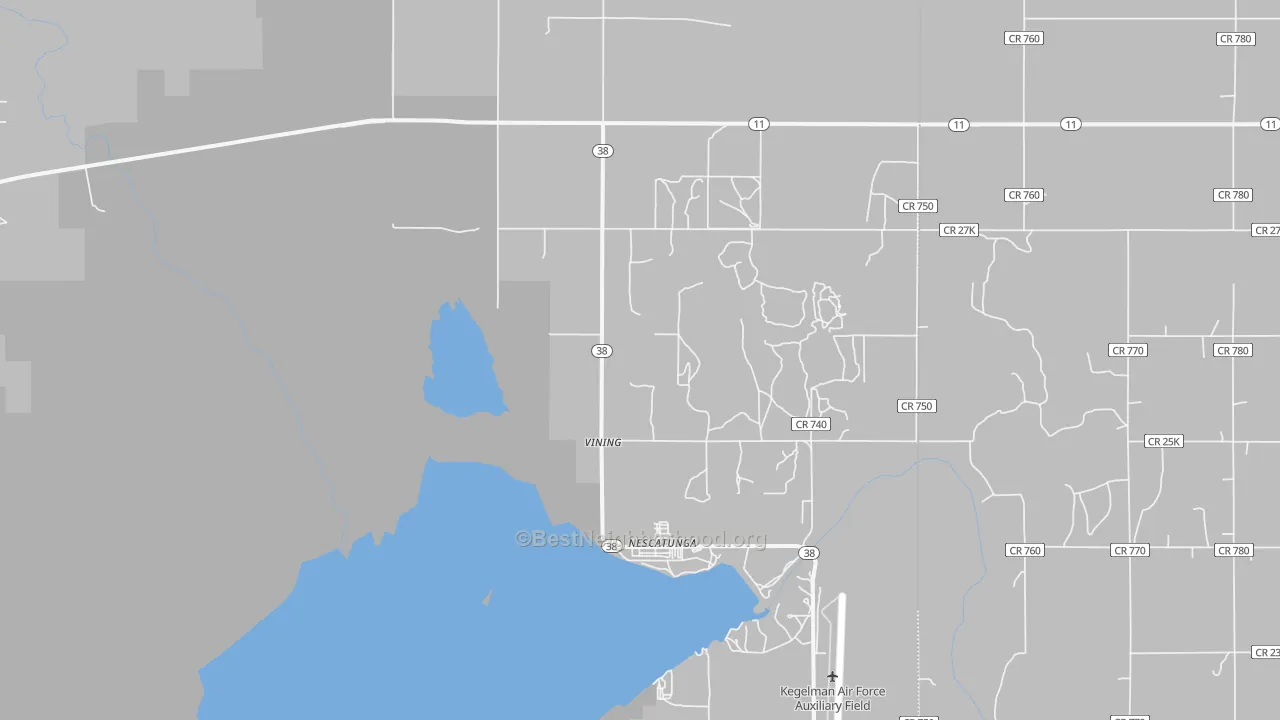 Transit Grade map of Vining, OK