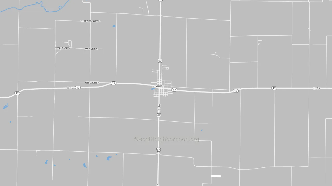 Transit Grade map of Viola, IL