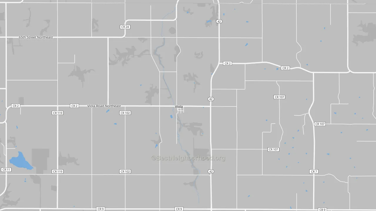 Transit Grade map of Viola, MN