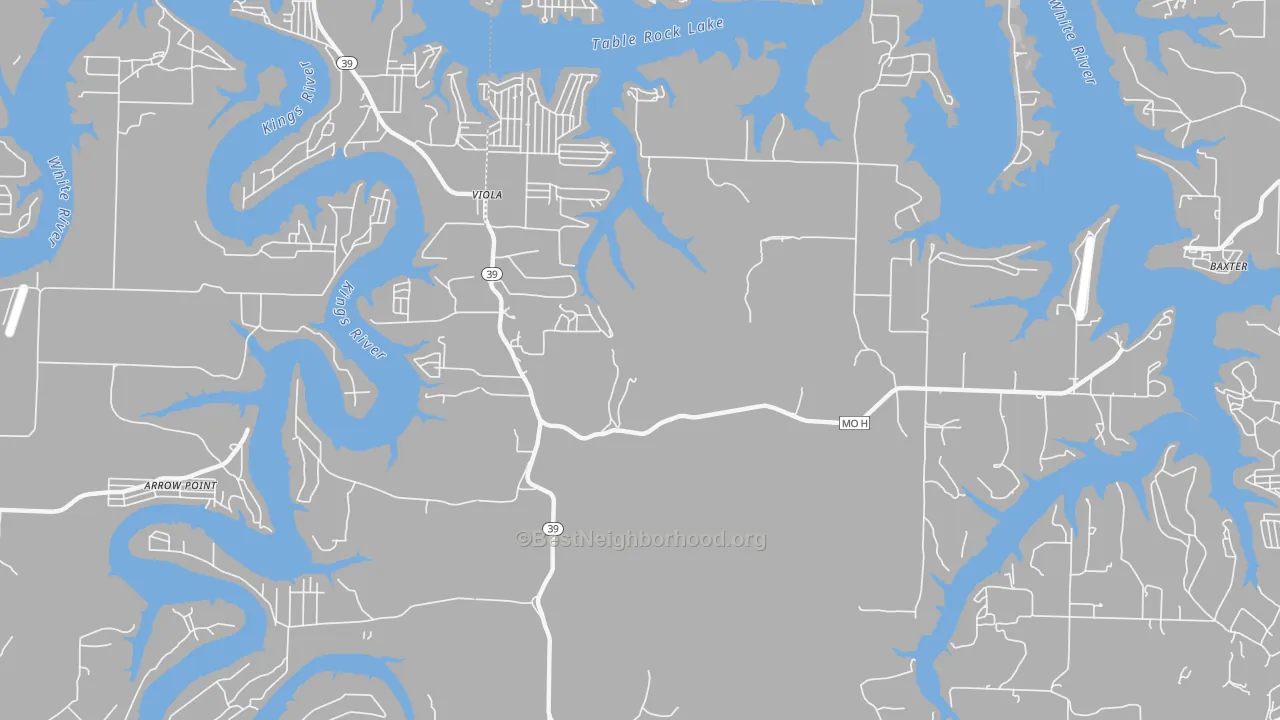 Transit Grade map of Viola, MO