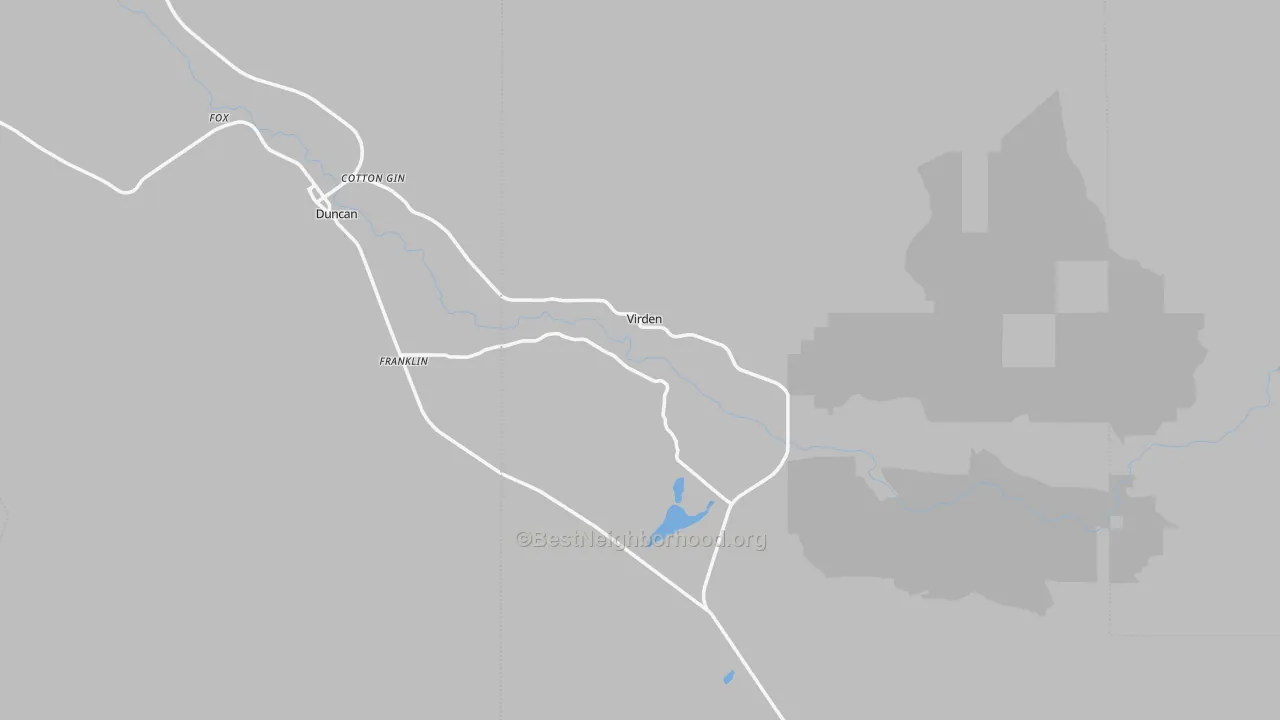 Transit Grade map of Virden, NM