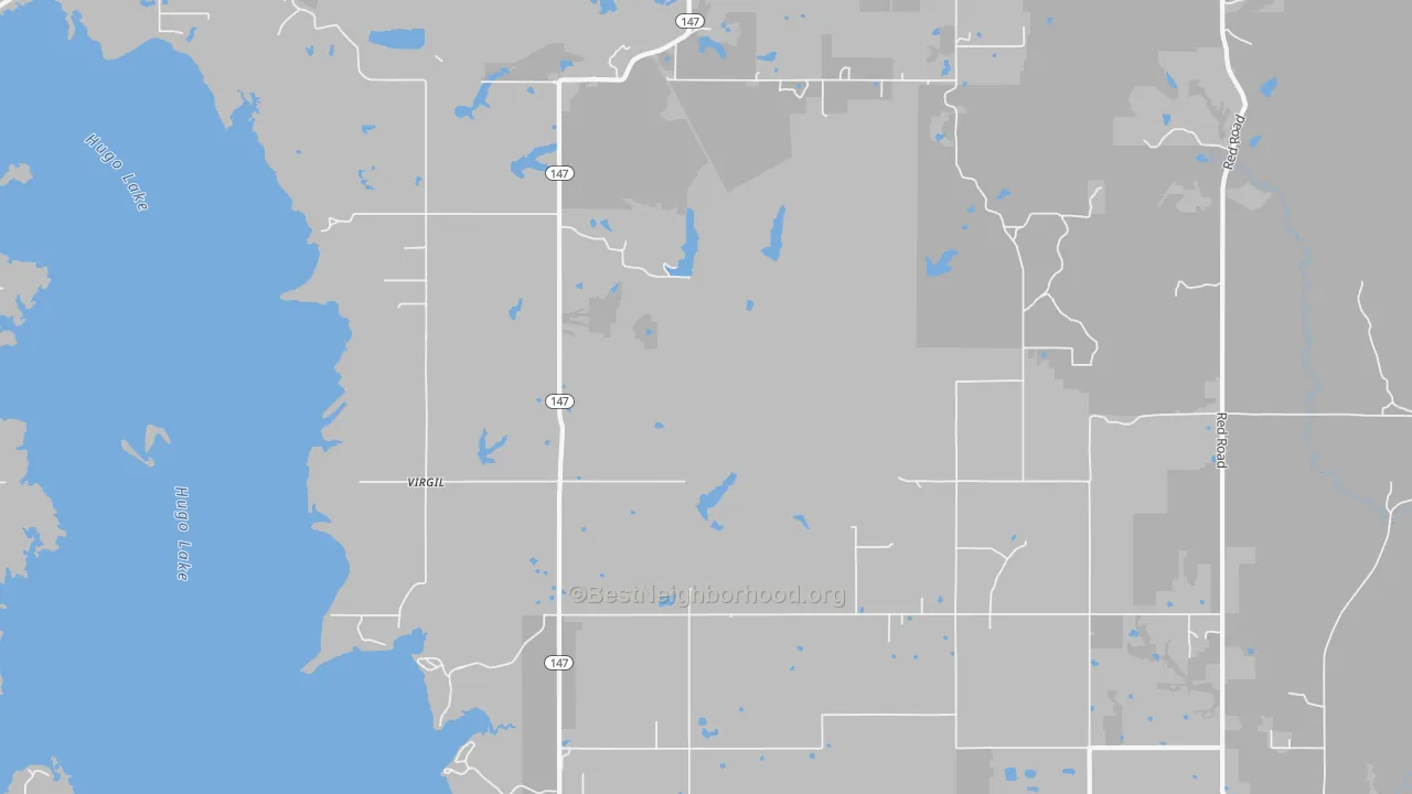 Transit Grade map of Virgil, OK