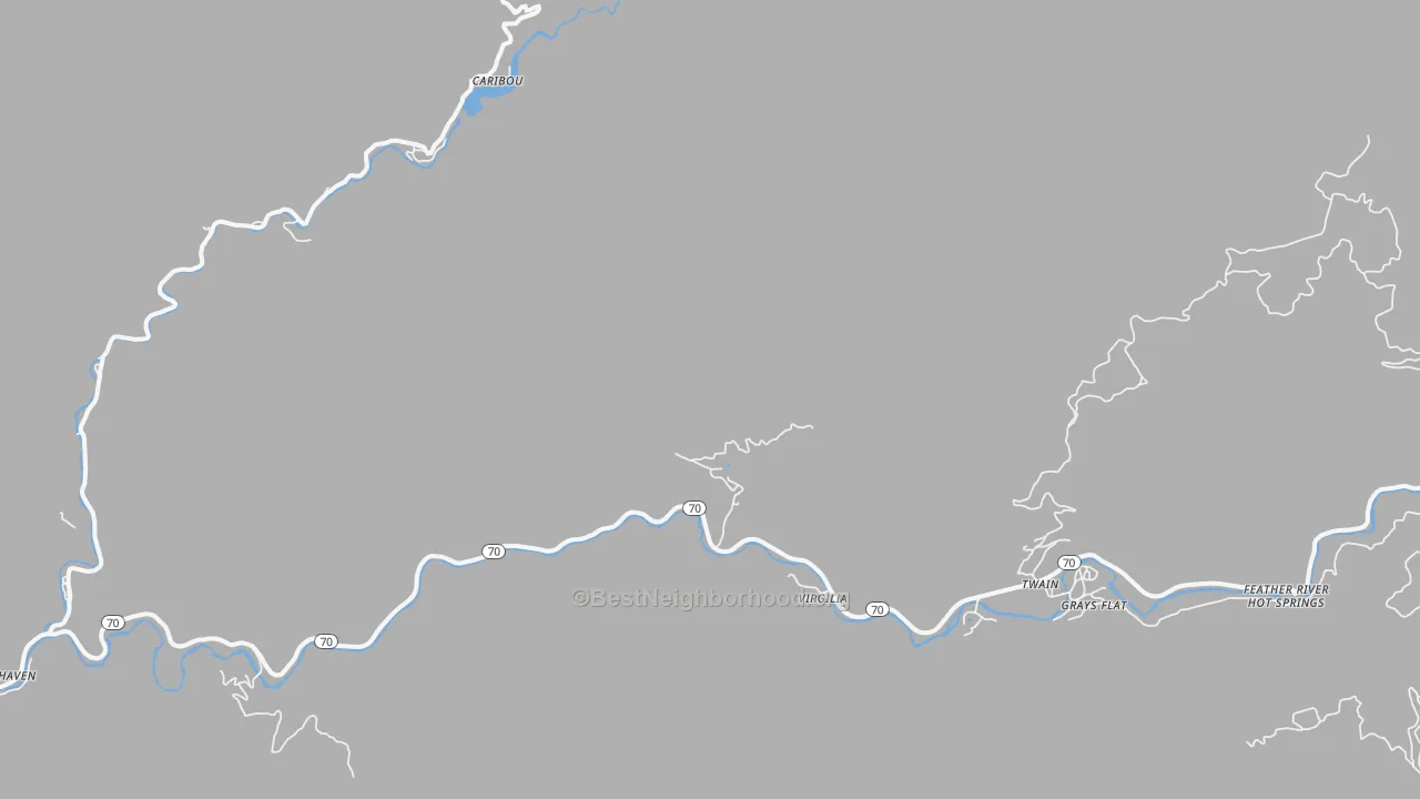 Transit Grade map of Virgilia, CA