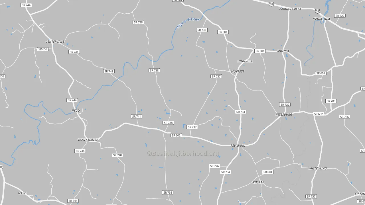 Transit Grade map of Virgilina, VA
