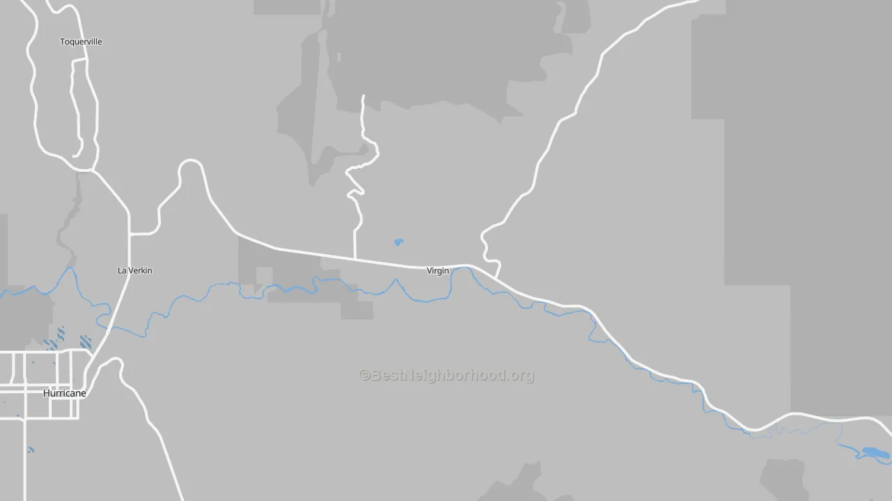 Transit Grade map of Virgin, UT