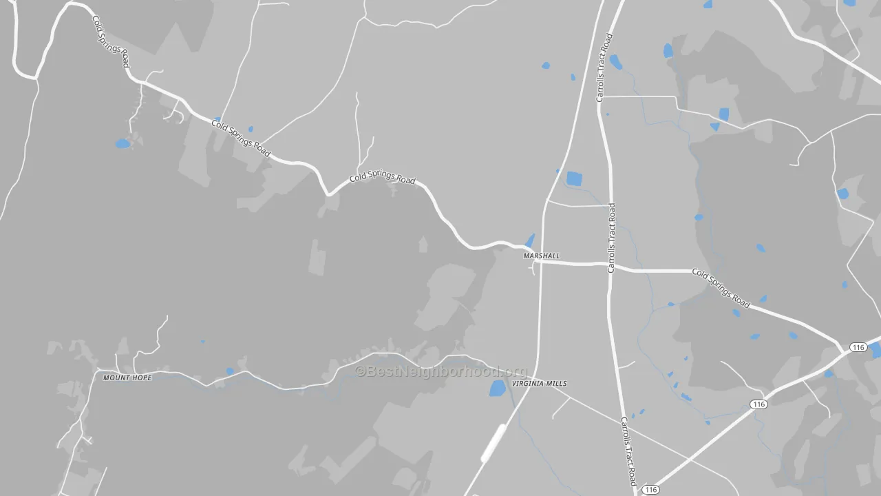 Transit Grade map of Virginia Mills, PA