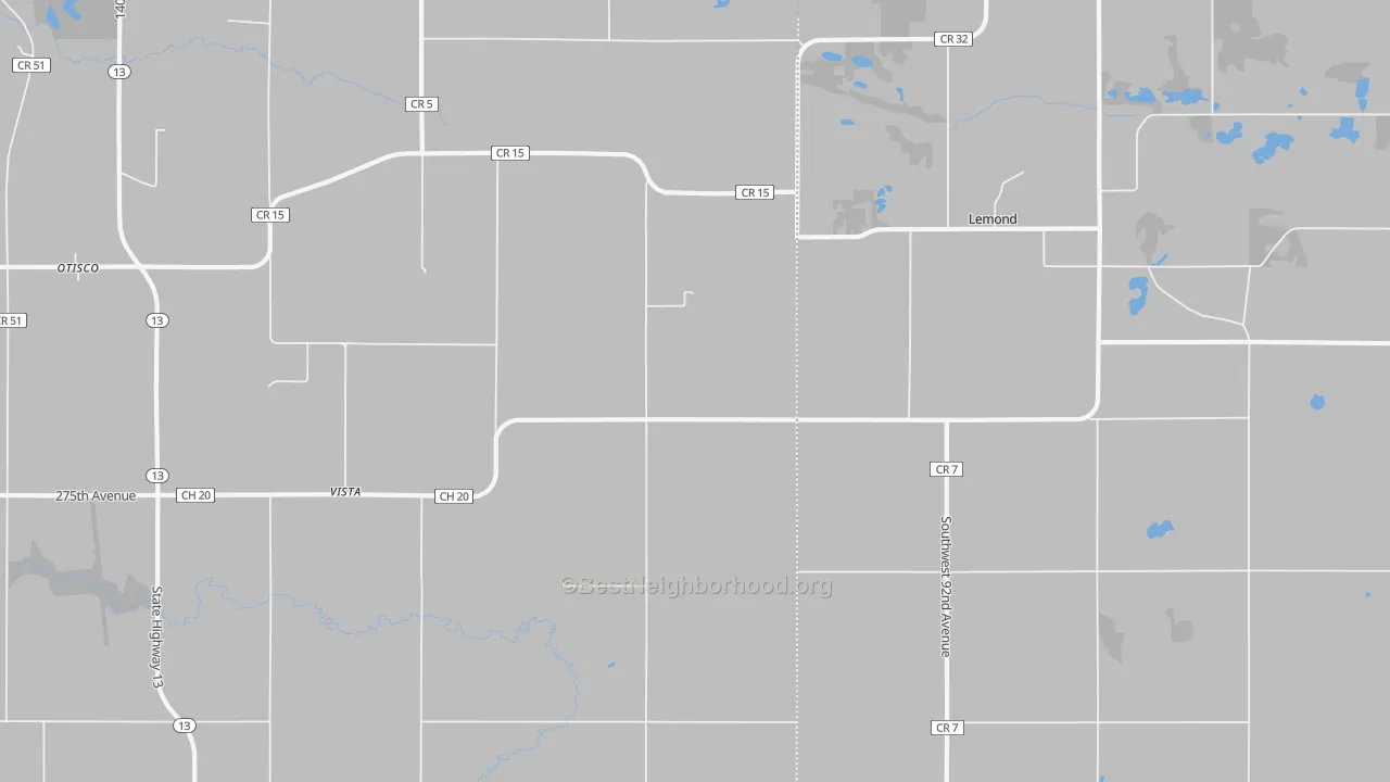 Transit Grade map of Vista, MN