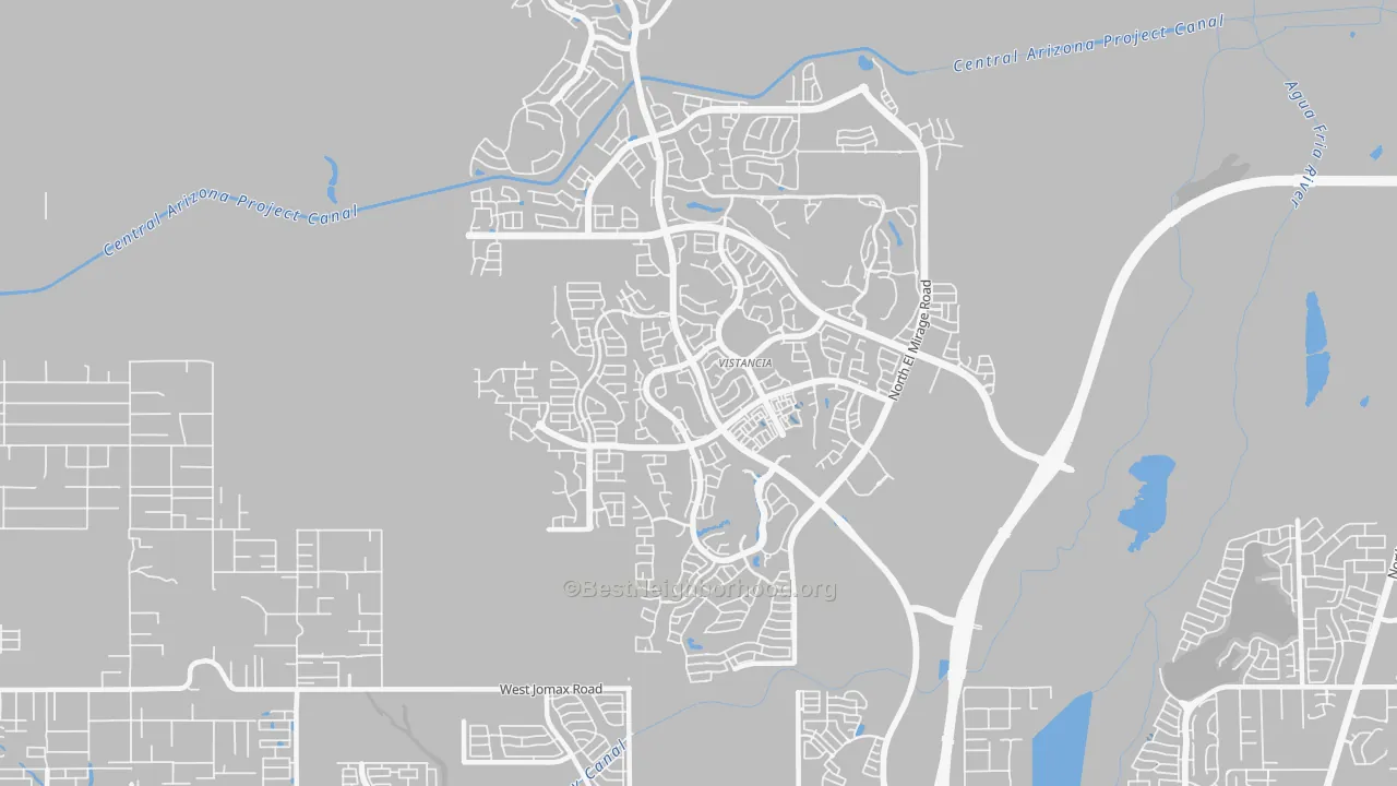 Transit Grade map of Vistancia, Peoria, AZ