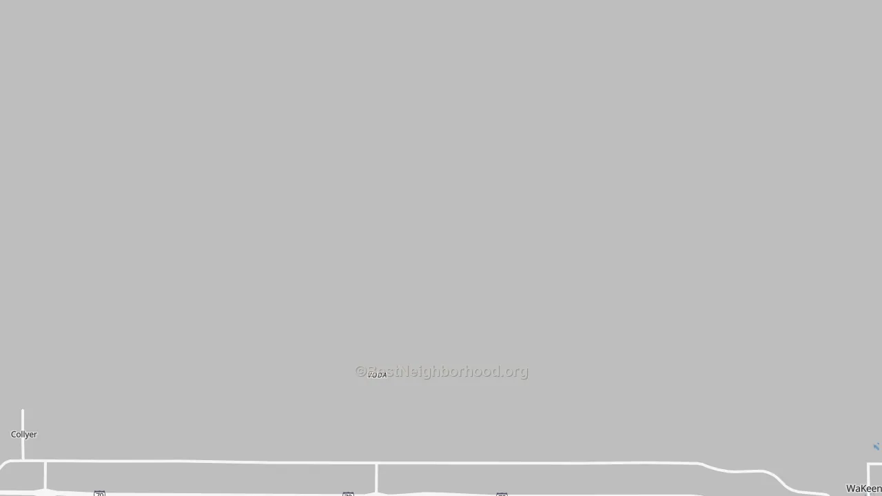 Transit Grade map of Voda, KS