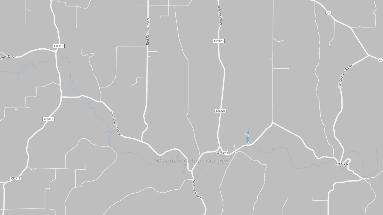Transit Grade map of Volney, IA