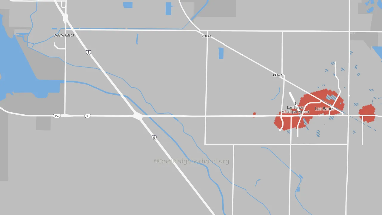 Transit Grade map of Volta, CA