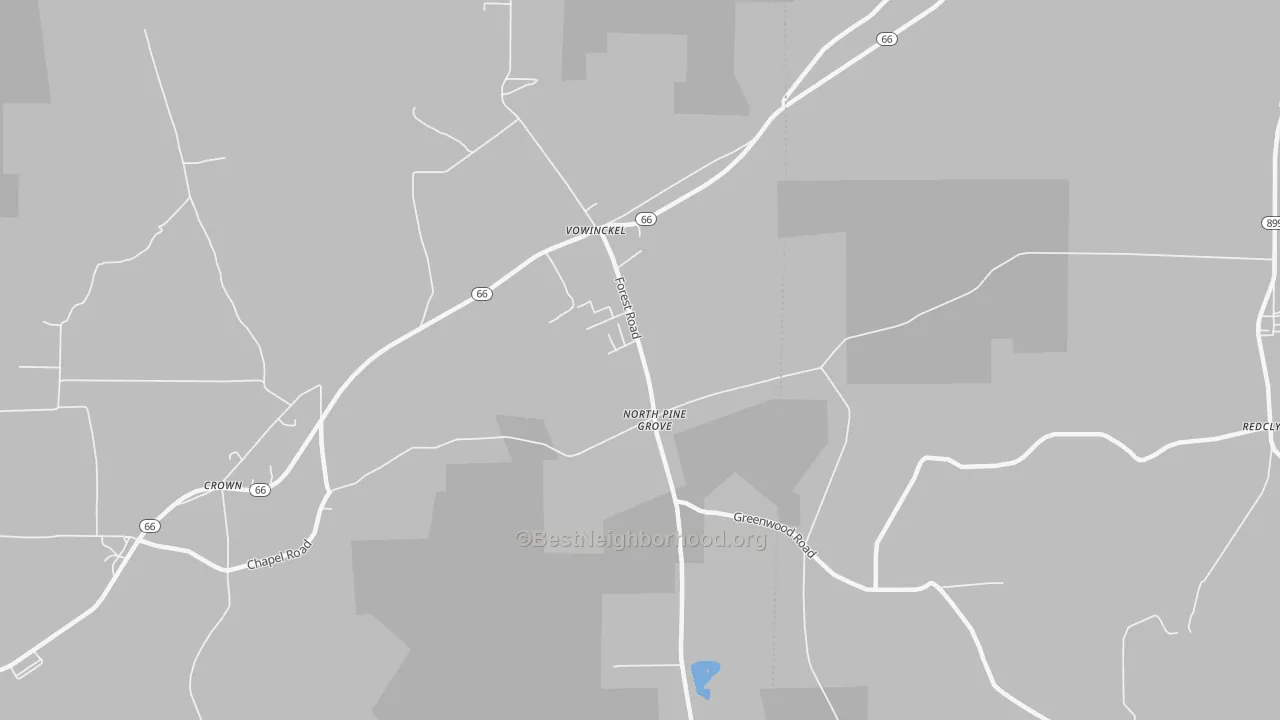 Transit Grade map of Vowinckel, PA
