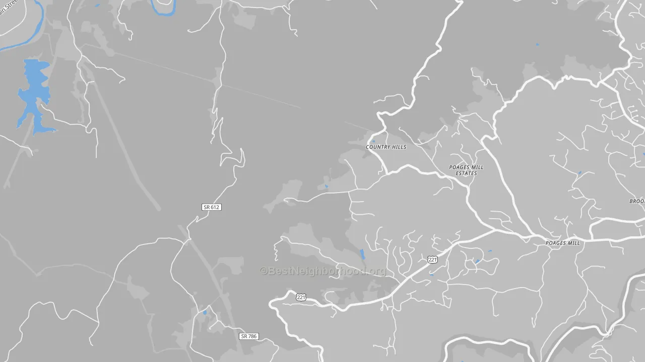 Transit Grade map of Wabun, VA