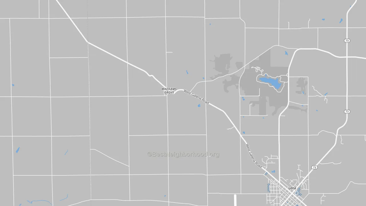 Transit Grade map of Waddams Grove, IL
