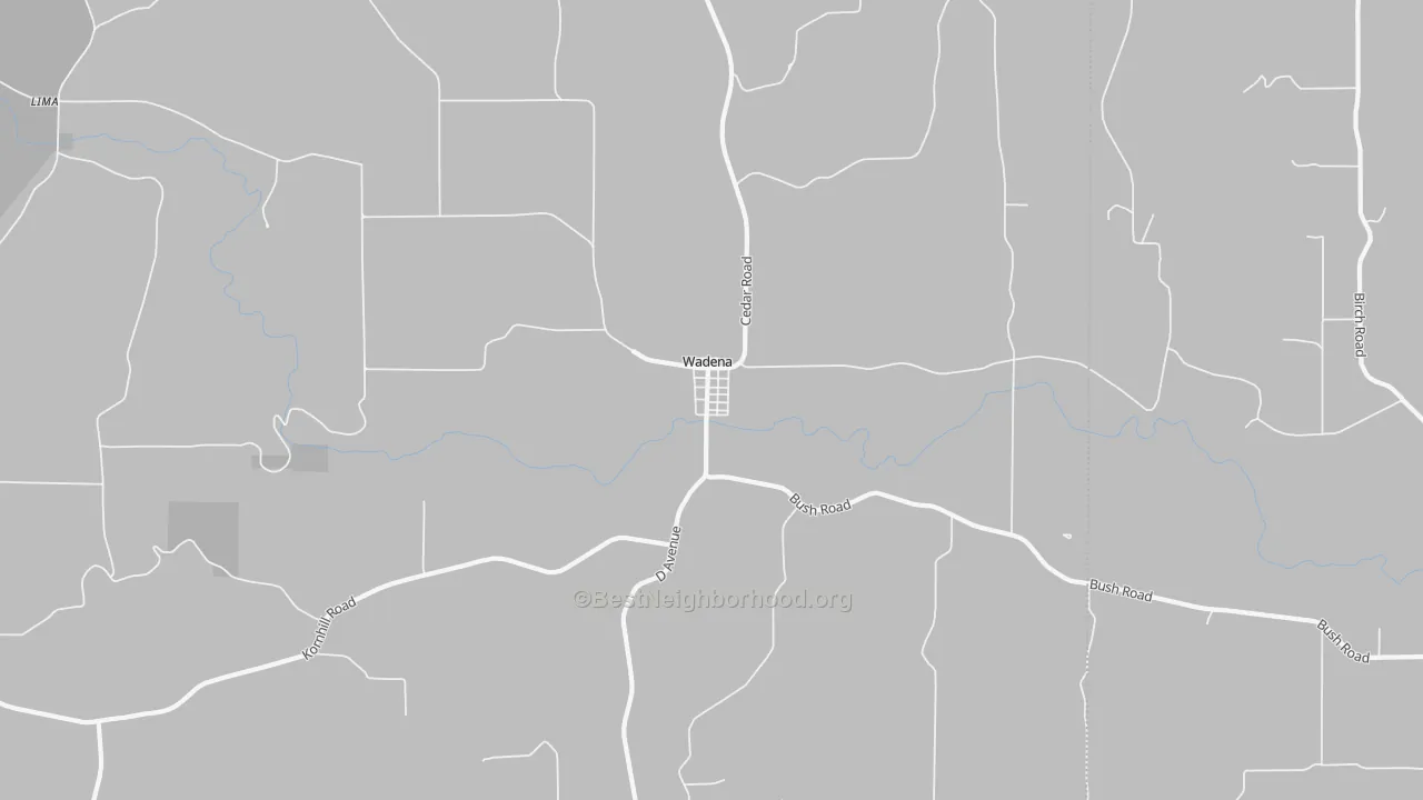 Transit Grade map of Wadena, IA