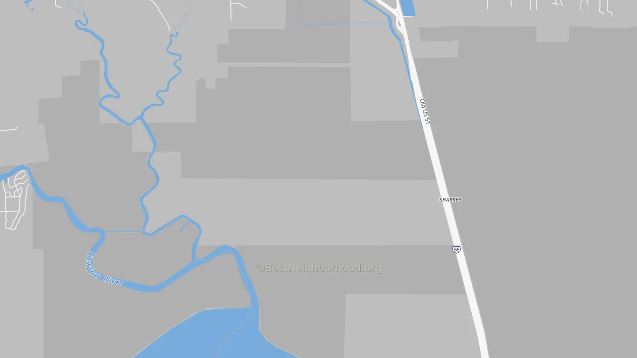 Transit Grade map of Wadesboro, LA