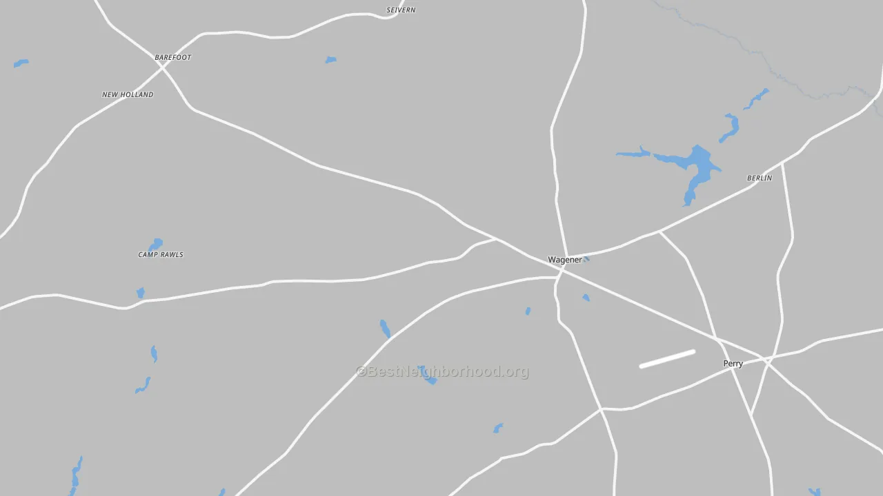 Transit Grade map of Wagener, SC