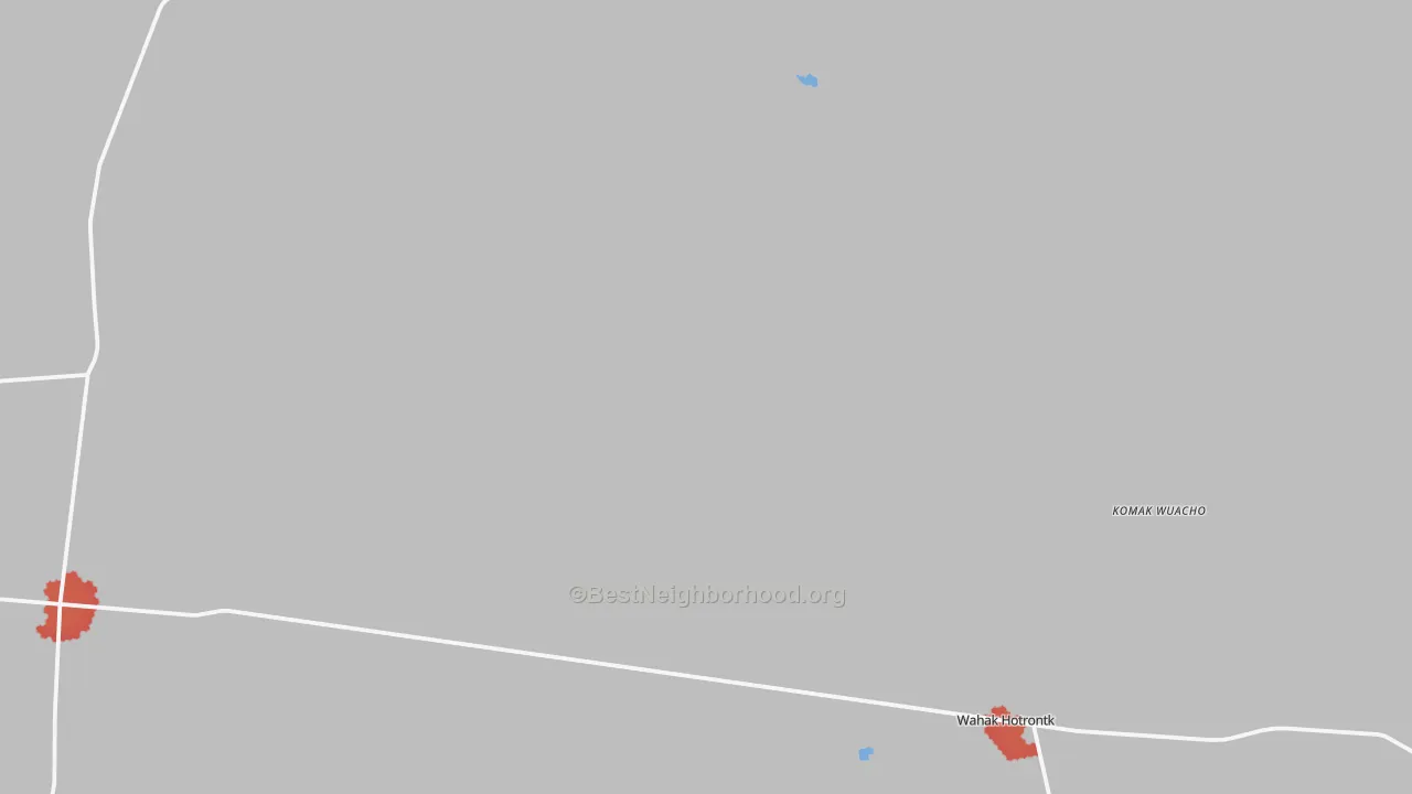 Transit Grade map of Wahak Hotrontk, AZ