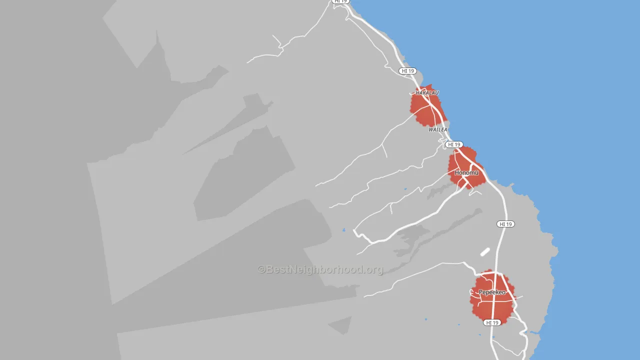 Transit Grade map of Wailea, HI