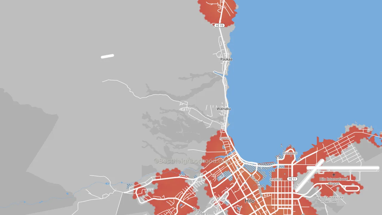 Transit Grade map of Wainaku, HI