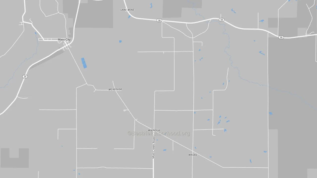 Transit Grade map of Wainola, MI