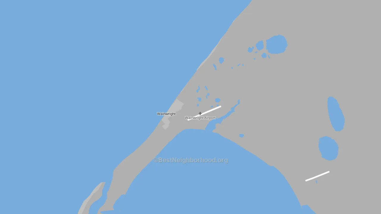 Transit Grade map of Wainwright, AK
