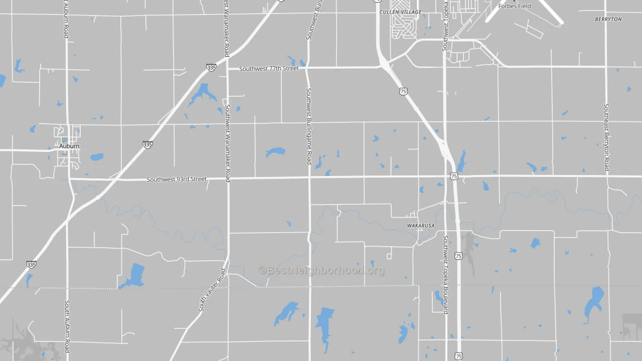 Transit Grade map of Wakarusa, KS