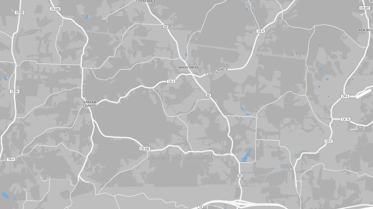 Transit Grade map of Wakatomika, OH