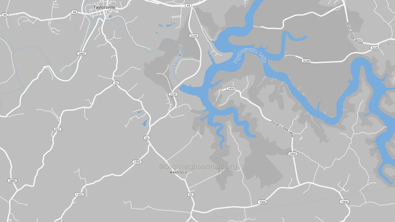 Transit Grade map of Wakefield, KY