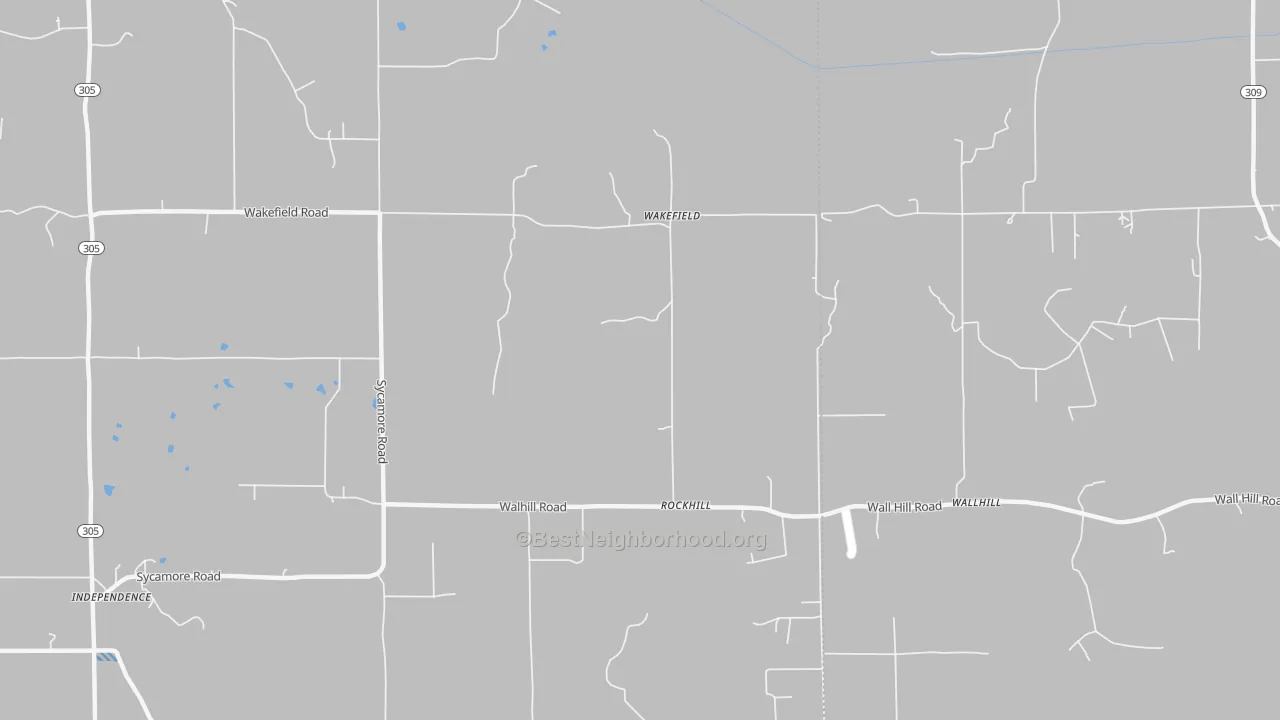 Transit Grade map of Wakefield, MS