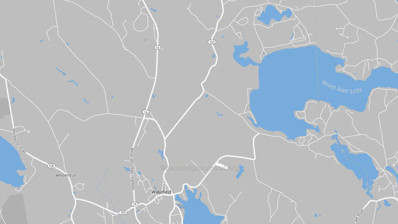 Transit Grade map of Wakefield, NH