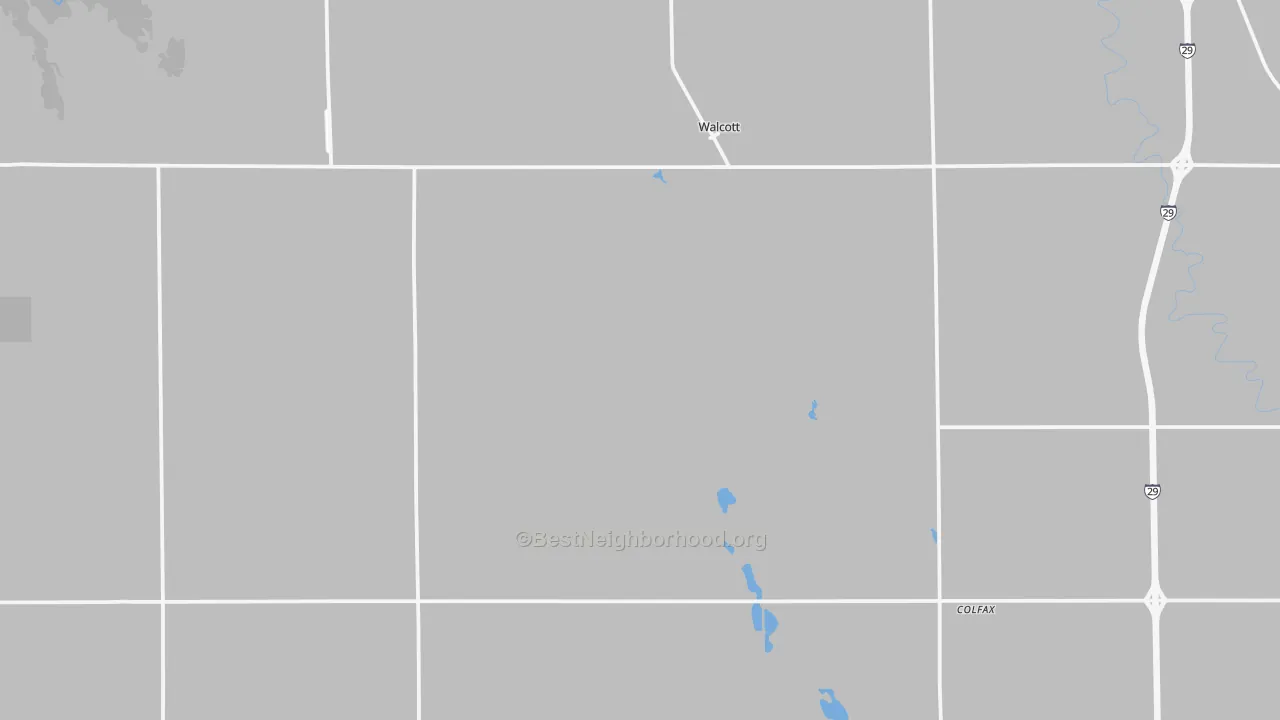 Transit Grade map of Walcott, ND