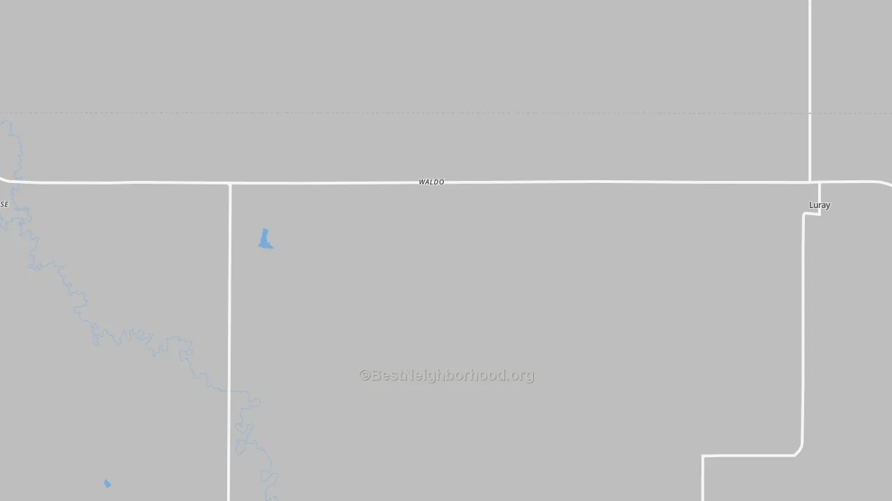 Transit Grade map of Waldo, KS