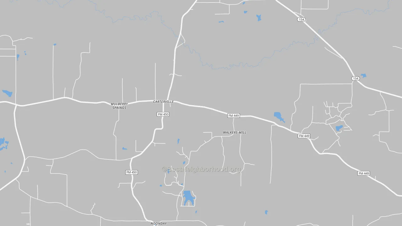 Transit Grade map of Walkers Mill, TX
