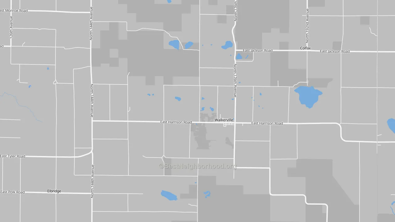 Transit Grade map of Walkerville, MI